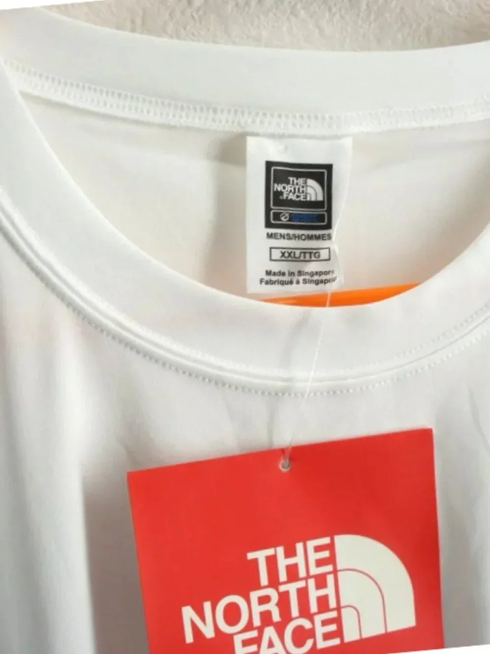 The North Face Mens White Veloci Tee size XXL  NWT